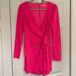 Lilly Pulitzer side-tie wrap dress